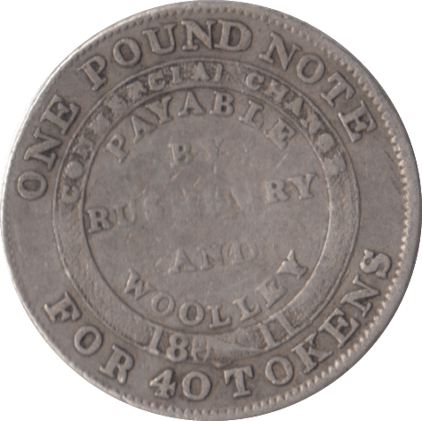 1811 TOKEN SILVER SIXPENCE BILSTON - OTHER TOKENS - Cambridgeshire Coins