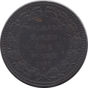 1811 WALSALL PENNY TOKEN - Token - Cambridgeshire Coins