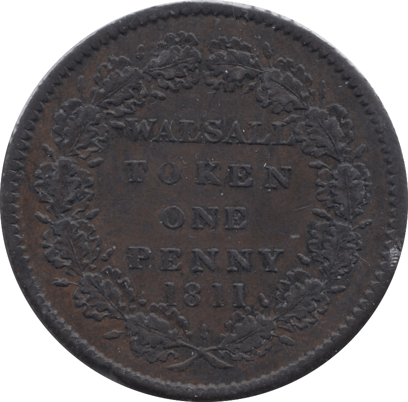 1811 WALSALL PENNY TOKEN - Token - Cambridgeshire Coins