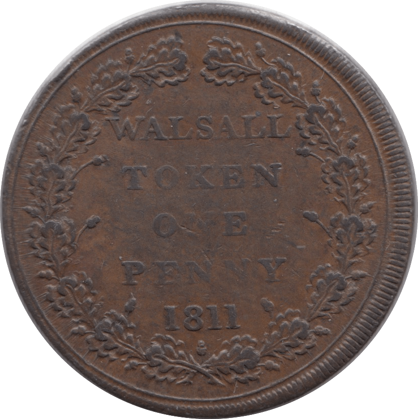 1811 WALSALL PENNY TOKEN - Token - Cambridgeshire Coins