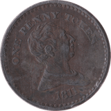 1811 PENNY TOKEN BRISTOL.