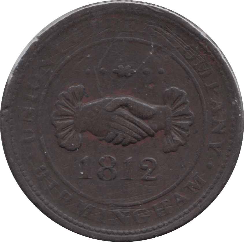 1812 BIRMINGHAM COPPER COMPANY PENNY TOKEN - Token - Cambridgeshire Coins