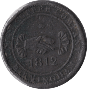 1812 BIRMINGHAM PENNY TOKEN - PENNY TOKEN - Cambridgeshire Coins