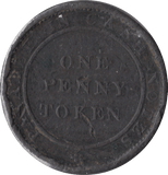 1812 BIRMINGHAM PENNY TOKEN - PENNY TOKEN - Cambridgeshire Coins