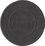 1812 BIRMINGHAM PENNY TOKEN - PENNY TOKEN - Cambridgeshire Coins