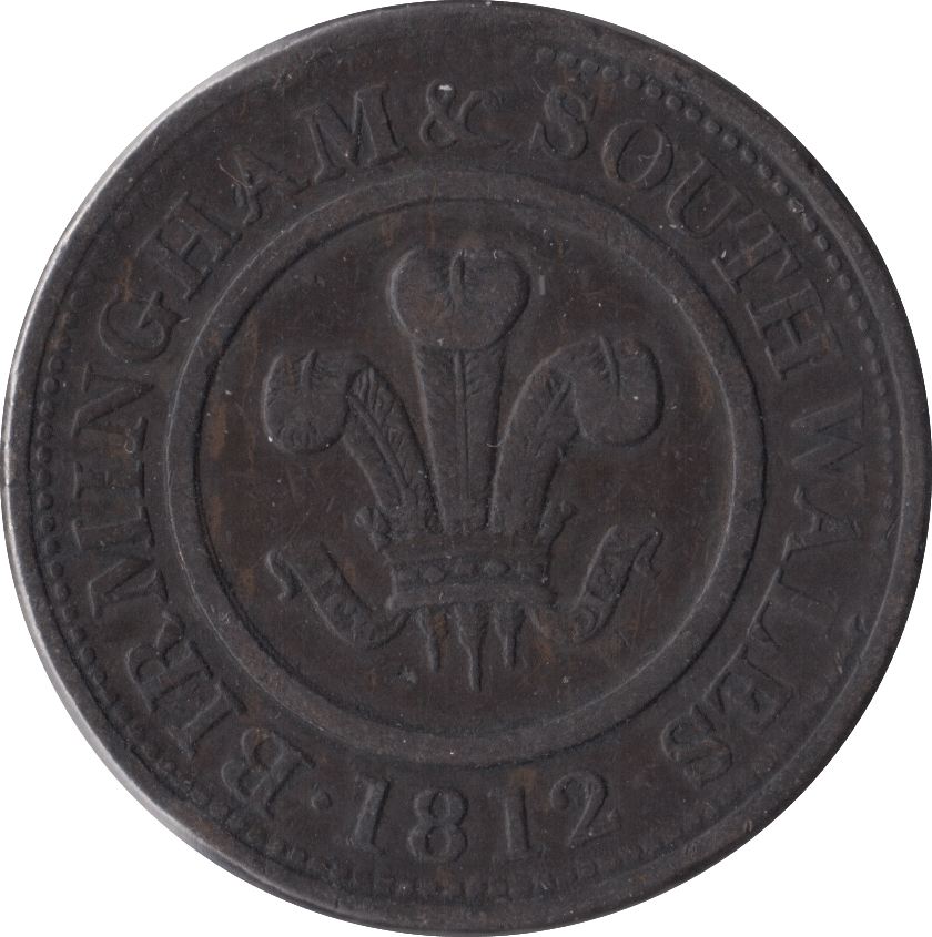 1812 BIRMINGHAM PENNY TOKEN - PENNY TOKEN - Cambridgeshire Coins
