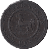 1812 BIRMINGHAM PENNY TOKEN - PENNY TOKEN - Cambridgeshire Coins