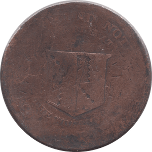 1812 BIRMINGHAM WORKHOUSE PENNY TOKEN - PENNY TOKEN - Cambridgeshire Coins