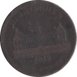 1812 BIRMINGHAM WORKHOUSE PENNY TOKEN - PENNY TOKEN - Cambridgeshire Coins