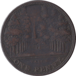 1812 JOHN BISHOP & CO CHELTENHAM ONE PENNY TOKEN - PENNY TOKEN - Cambridgeshire Coins