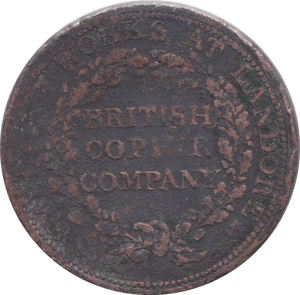 1812 LANDOR SMELTING WORKS PENNY TOKEN - PENNY TOKEN - Cambridgeshire Coins