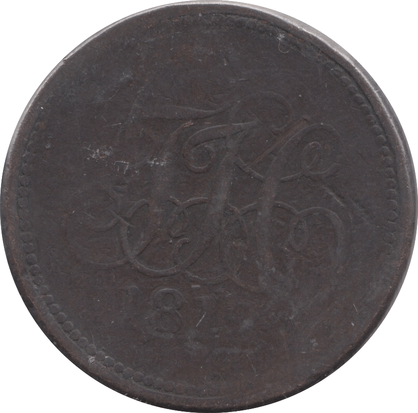 1812 PENNY BANK TOKEN - PENNY TOKEN - Cambridgeshire Coins