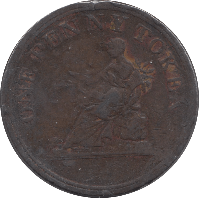 1812 PENNY TOKEN - Token - Cambridgeshire Coins