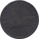 1812 SHEFFIELD PENNY TOKEN - Token - Cambridgeshire Coins