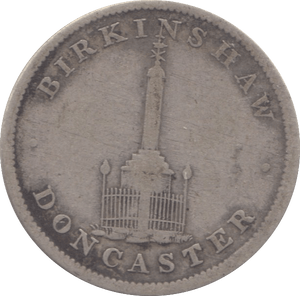 1812 TOKEN SILVER SHILLING DONCASTER ( REF 35 ) - Token - Cambridgeshire Coins