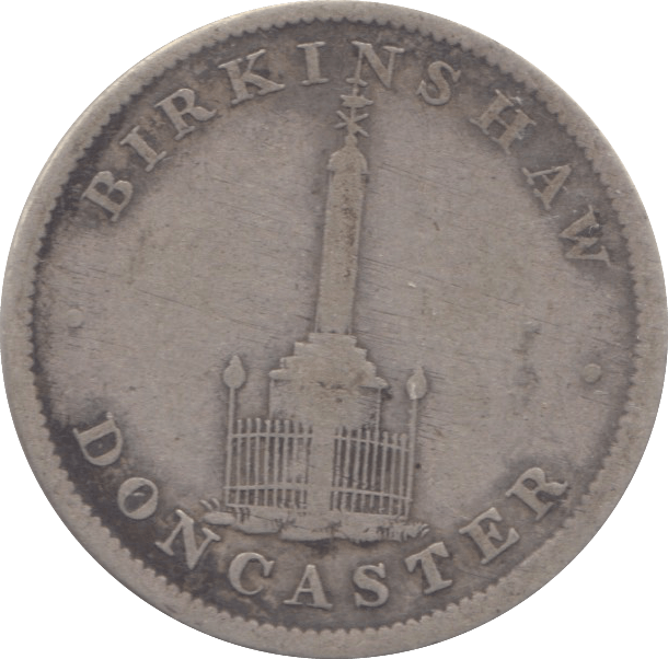 1812 TOKEN SILVER SHILLING DONCASTER ( REF 35 ) - Token - Cambridgeshire Coins
