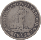 1812 TOKEN SILVER SHILLING DONCASTER ( REF 35 ) - Token - Cambridgeshire Coins