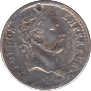 1813 FRANCE SILVER HALF FRANC - WORLD SILVER COINS - Cambridgeshire Coins