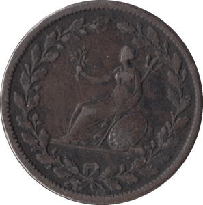 1813 HALF PENNY TOKEN BRITISH COPPER COMPANY - HALFPENNY TOKEN - Cambridgeshire Coins