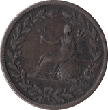1813 HALF PENNY TOKEN BRITISH COPPER COMPANY - HALFPENNY TOKEN - Cambridgeshire Coins