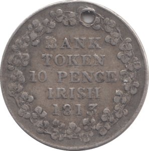 1813 IRELAND 10 PENCE TOKEN - WORLD COINS - Cambridgeshire Coins