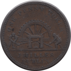 1813 IRELAND BANK PENNY TOKEN - Token - Cambridgeshire Coins