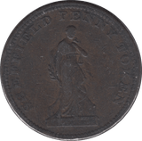 1813 PENNY TOKEN SHEFFIELD - Token - Cambridgeshire Coins