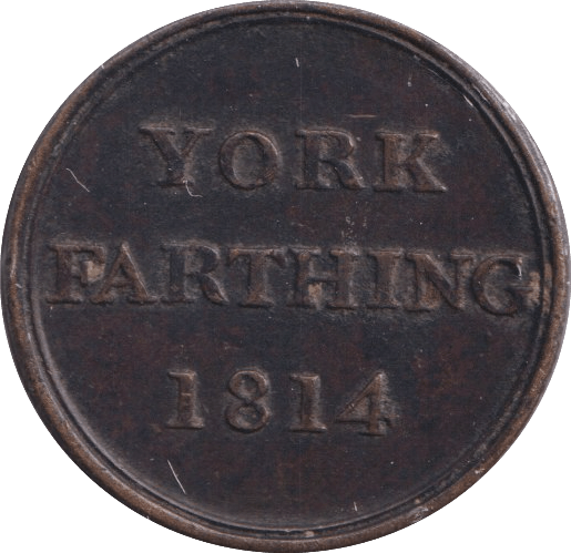 1814 FARTHING YORK - WORLD COINS - Cambridgeshire Coins