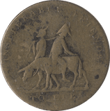 1814 PRINCE SWARTZENBERG DEVIL ASS EMP OF RUSSIA BRASS TOKEN - OTHER TOKENS - Cambridgeshire Coins