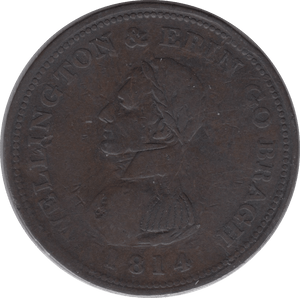 1814 STEPHENS DUBLIN PENNY TOKEN - Token - Cambridgeshire Coins