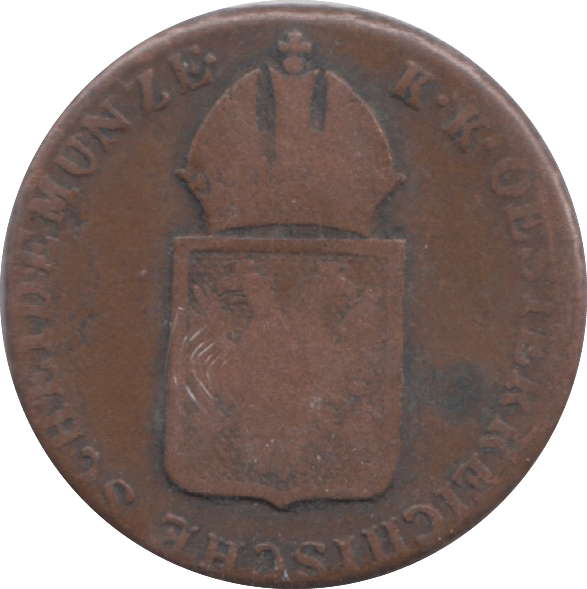 1816 AUSTRIA ONE KREUZER - WORLD COINS - Cambridgeshire Coins