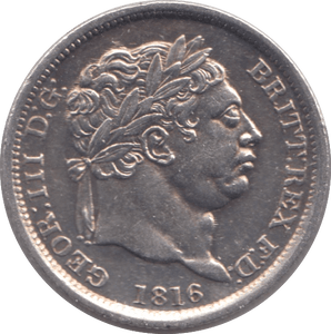 1816 SHILLING ( EF ) 2 - Shilling - Cambridgeshire Coins