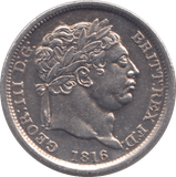 1816 SHILLING ( EF ) 2 - Shilling - Cambridgeshire Coins