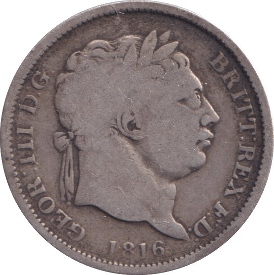 1816 SHILLING ( FINE ) - Shilling - Cambridgeshire Coins