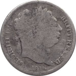 1816 SIXPENCE ( FAIR ) - Sixpence - Cambridgeshire Coins