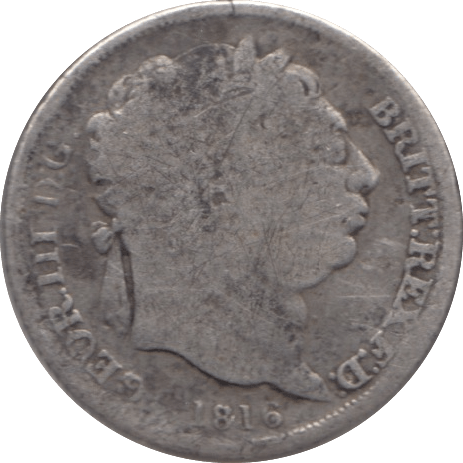 1816 SIXPENCE ( FAIR ) - Sixpence - Cambridgeshire Coins