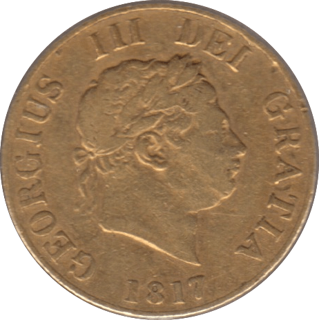 1817 GOLD HALF SOVEREIGN ( GF ) - Half Sovereign - Cambridgeshire Coins