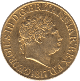 1817 GOLD SOVEREIGN ( AUNC ) - Sovereign - Cambridgeshire Coins