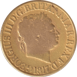 1817 GOLD SOVEREIGN ( NF ) - Sovereign - Cambridgeshire Coins