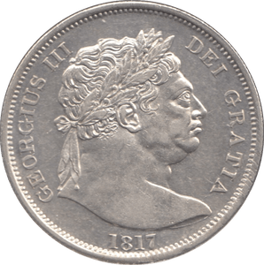 1817 HALFCROWN ( AUNC ) - Halfcrown - Cambridgeshire Coins