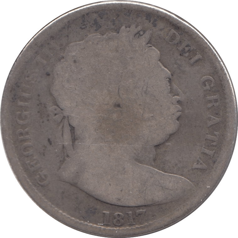 1817 HALFCROWN ( FAIR ) 3 - Halfcrown - Cambridgeshire Coins