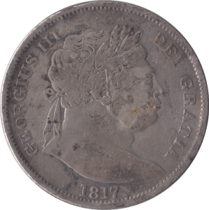 1817 HALFCROWN ( FAIR ) - Halfcrown - Cambridgeshire Coins