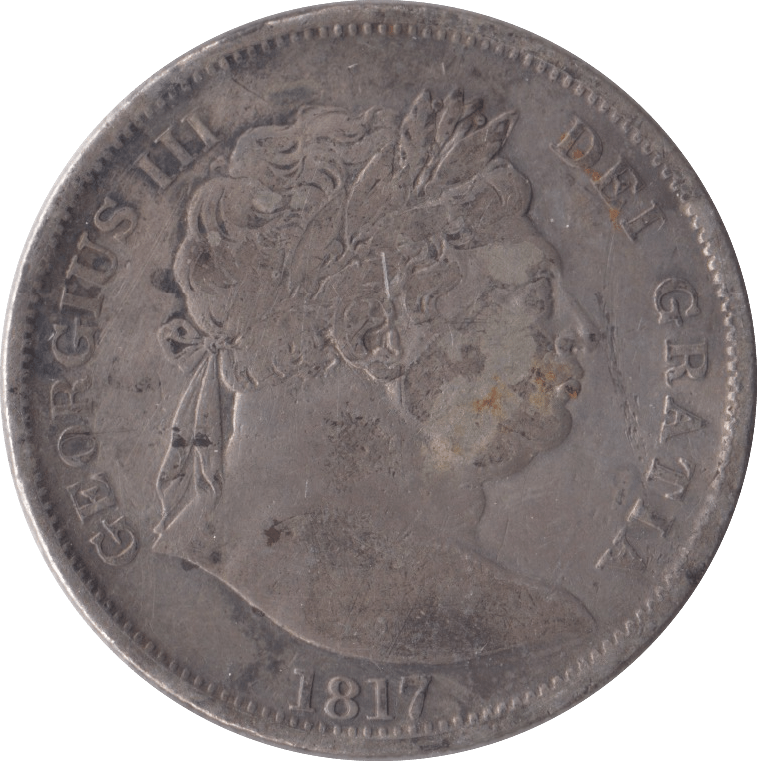 1817 HALFCROWN ( FAIR ) - Halfcrown - Cambridgeshire Coins