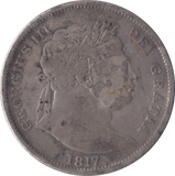 1817 HALFCROWN ( FAIR ) - Halfcrown - Cambridgeshire Coins