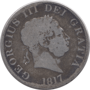 1817 HALFCROWN ( FAIR ) - Halfcrown - Cambridgeshire Coins