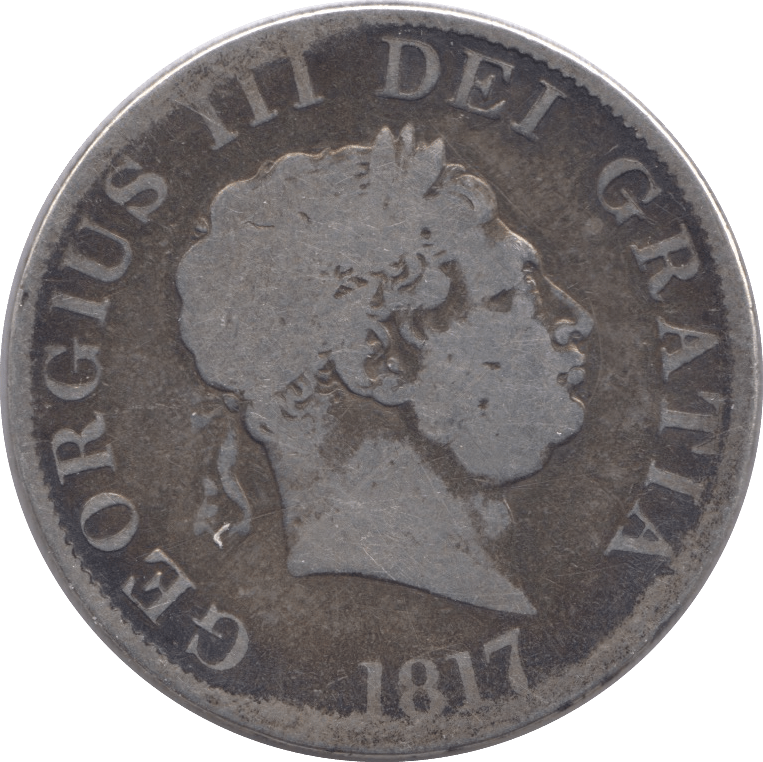1817 HALFCROWN ( FAIR ) - Halfcrown - Cambridgeshire Coins