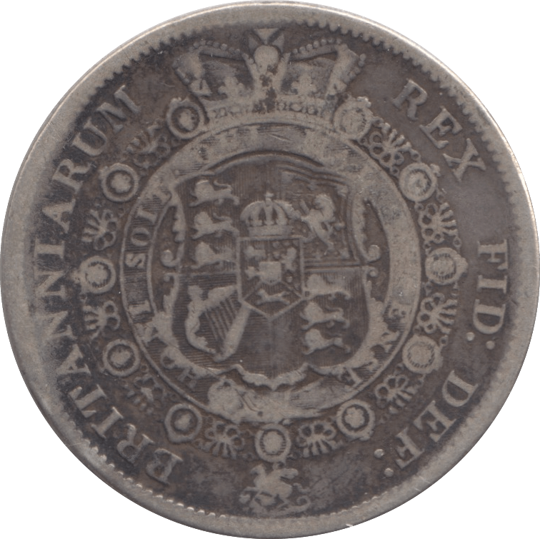 1817 HALFCROWN ( FINE ) 3 - Halfcrown - Cambridgeshire Coins