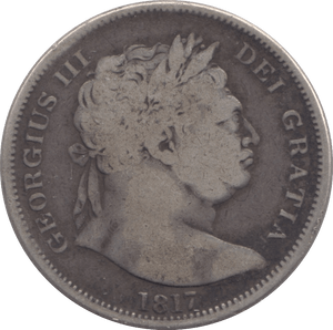1817 HALFCROWN ( FINE ) 3 - Halfcrown - Cambridgeshire Coins