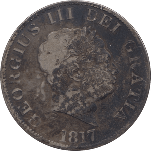 1817 HALFCROWN ( FINE ) - Halfcrown - Cambridgeshire Coins