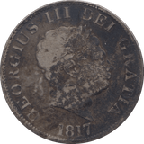 1817 HALFCROWN ( FINE ) - Halfcrown - Cambridgeshire Coins